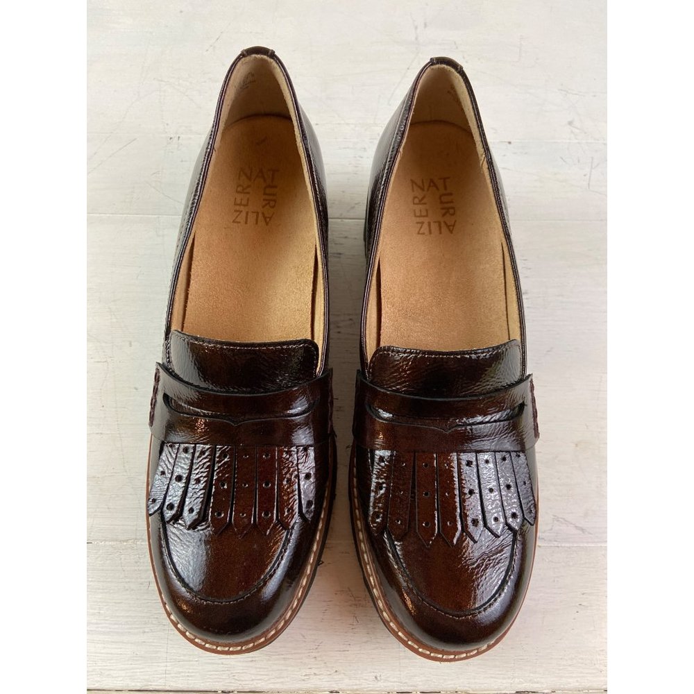 Naturalizer Patent Kiltie Loafer Women’s size 8M US